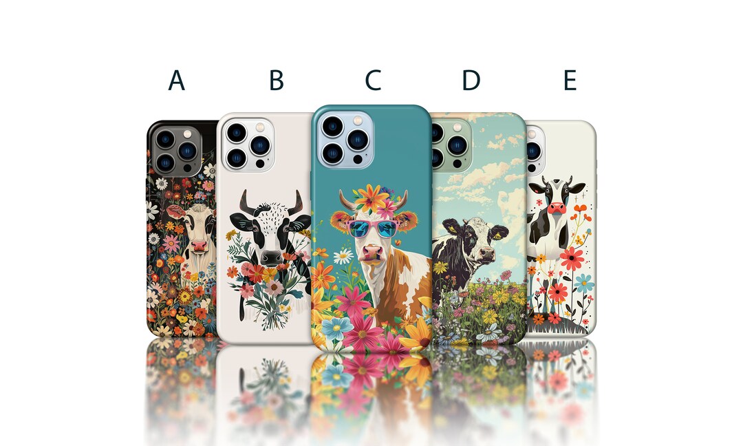 Floral Furrows Baby Highland Cow In Flowery Elegance, Highland Cow - Foto 5