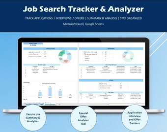 Job Search Tracker & Analyzer: Track Applications, Interviews, and Offers