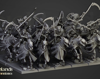 Spectral Cavalry Unit - Highlands Miniatures