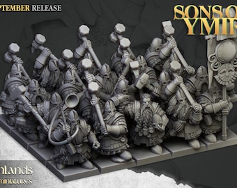 Dwarf Kingsguard Unit - Highlands Miniatures