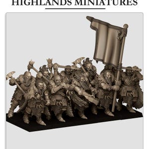 Mergenheim Knights on Foot - Highlands Miniatures