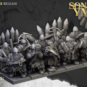 Dwarf Crossbowmen Unit - Highlands Miniatures