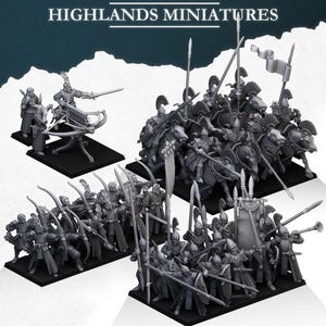 Aegean Elves Battalion force - Highlands Miniatures