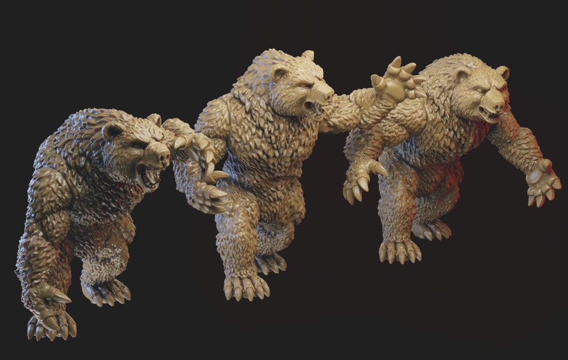 Werebears - Ilhadiel Miniatures