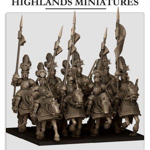 Sunland Golden Flames Knights - Highlands Miniatures