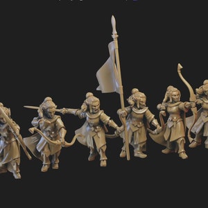 Wood Elf Archers - Ilhadiel Miniatures