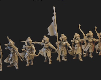 Wood Elf Archers - Ilhadiel Miniatures