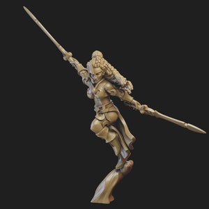 Wood Elf Bladedancer - Ilhadiel Miniatures
