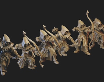 Wood Elf Waywatchers - Ilhadiel Miniatures