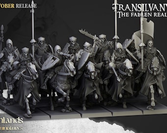 Mounted Skeletons - Highlands Miniatures