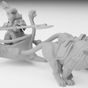 High Elf Lion Chariot - Ilhadiel Miniatures
