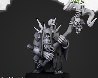 2 Orc Shamans - Highlands Miniatures