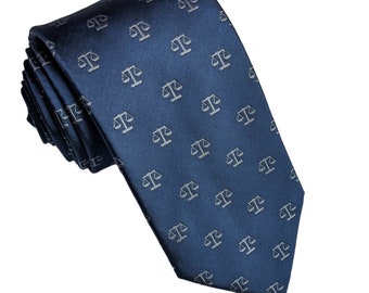 Lawyer Necktie - Law School Necktie - Bar Exam Gift - Law School gift for men - Lawyer gift for men