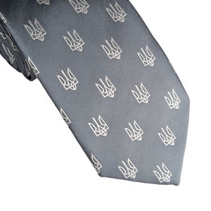 Ukraine Necktie, Ukraine gift for men, ukraine christmas gift, Men&#39;s Ukrainian gift, Ukraine flag, Ukraine trident,handmade, Ukrainian