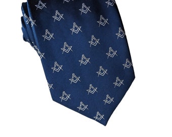 Freemason necktie - mason necktie - masons necktie