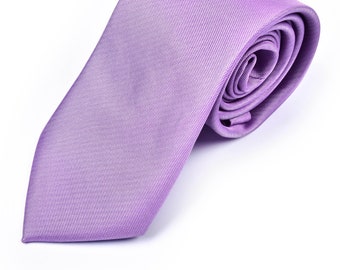 Lilac Necktic - Lilac Wedding - Lilac Groomsmen Necktie - Purple Wedding - Lavender Wedding - Lilac Wedding