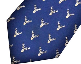 Elk Tie - hunting necktie - mens elk necktie, deer necktie