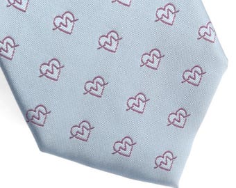 Corbata para cardiólogo - Regalo para cardiólogo - Regalo para electrocardiograma - Regalo para enfermera - Regalo de cardiología para hombres