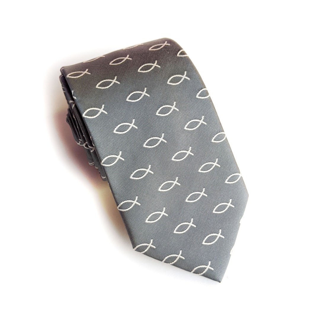 Men's Christian Necktie Pastor Gift Gift for Pastor Men's Religious Gift Seminary Gift Jesus