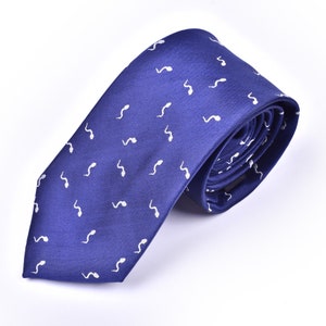 Sperm Necktie, funny necktie, OBGYN Necktie, Fertility clinic gift, IVF, IVF gift, Baby shower gift, white elephant gift, Obgyn gift for men