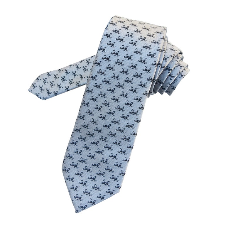 Cat Necktie Cat Neck Tie Cats Necktie Cats Tie Cat Lover Gift Veterinarian Gift Cat Gift for Men Men's Cat Gift image 5