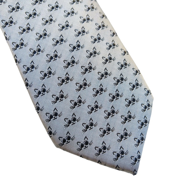 Cat Necktie Cat Neck Tie Cats Necktie Cats Tie Cat Lover Gift Veterinarian Gift Cat Gift for Men Men's Cat Gift image 10