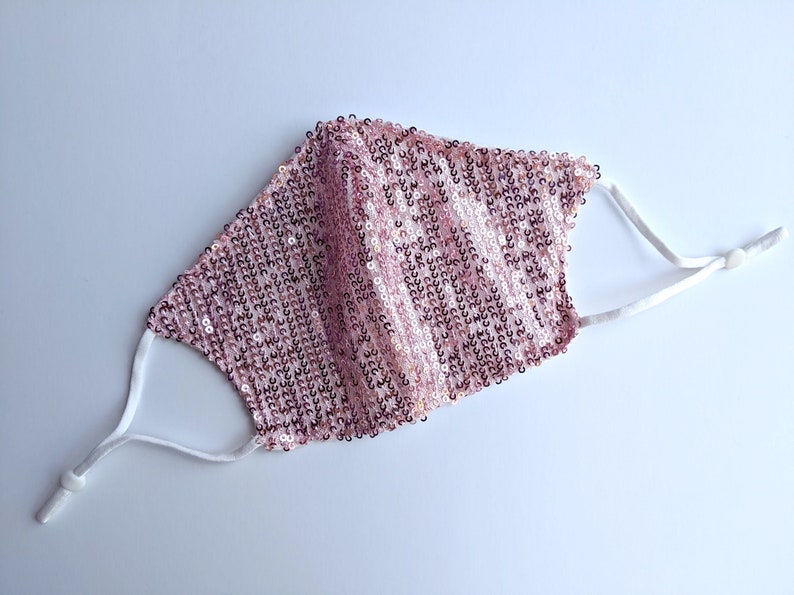 Women's Face Mask Protective Face Covering Sequin Mask Etsy
