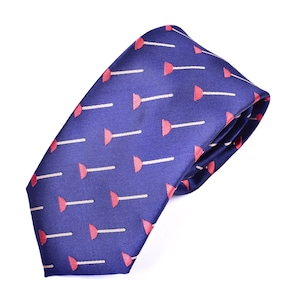 Plunger- Plumber necktie - Plumbing necktie - plumber tie - plumbing tie- plumber gift - plumbing gift - white elephant gift - funny necktie