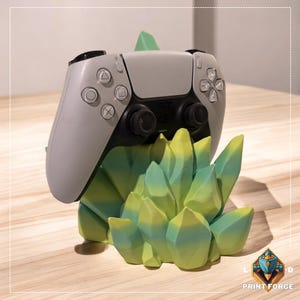 Crystal Controller Desk Stand | Controller Holder | Controller Mount | Controller Stand | Gaming Desk Organizer | Gaming Decor