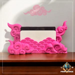 Japanese Cloud Dock for Nintendo OLED/Normal Switch | Switch Stand | Dock for Switch | Switch Accessory | OLED Switch Dock | Gaming Decor