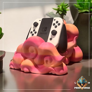 Cloud Controller Desk Stand | Controller Holder | Controller Mount | Controller Stand | Gaming Desk Organizer | Gaming Decor | Gamer Gift