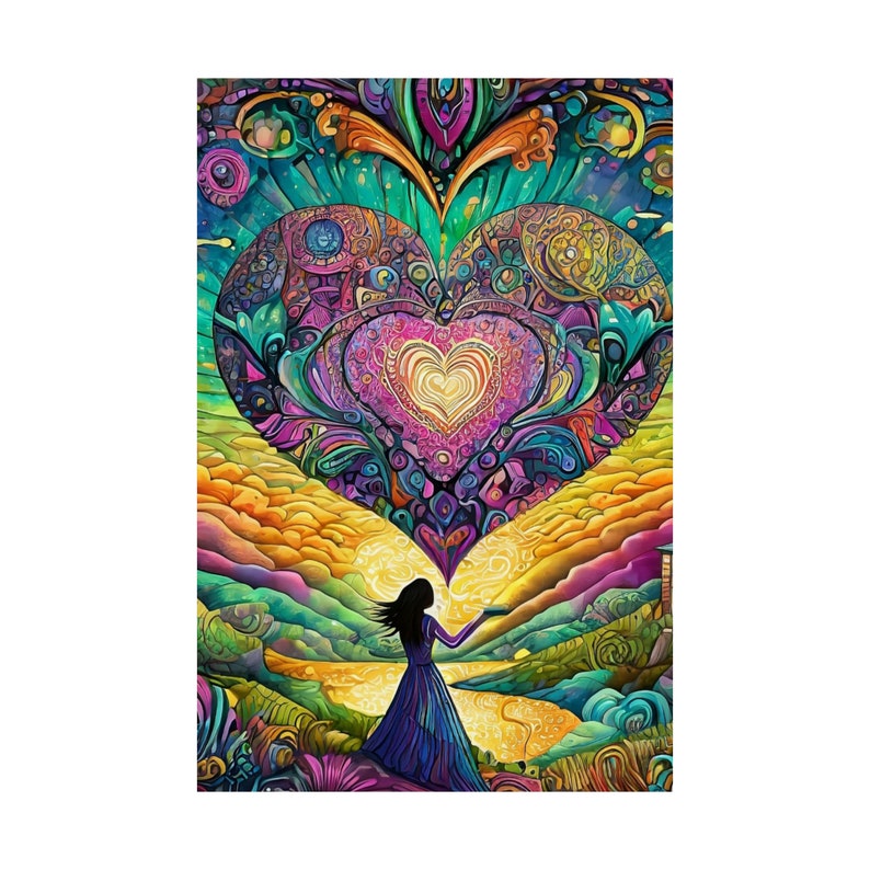 Psychedelic Art Posters Etsy