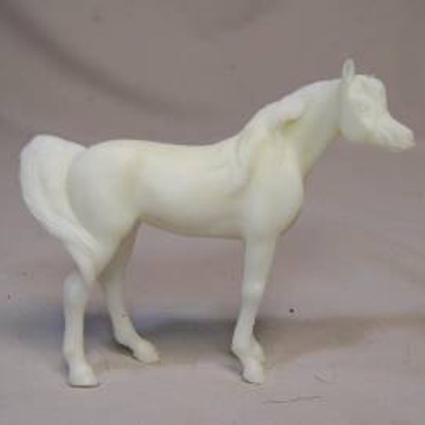 miniature mini artist resin model horse Arabian unpainted for DIY custom by Kate Sjoberg