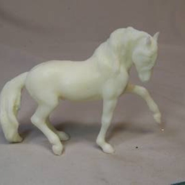 miniature mini artist resin model horse Andalusian unpainted DIY custom by Kate Sjoberg