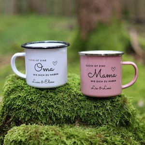 Personalized enamel mug, Mother&#39;s Day gift, Mother&#39;s Day personalized, gift mom, best mom, Mother&#39;s Day, best grandma, gift grandma