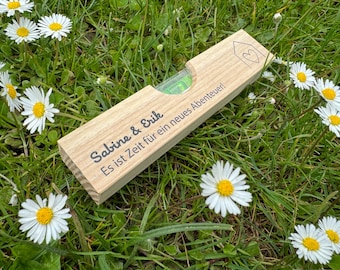 Spirit level builder, wedding gifts, house blessing spirit level, housewarming gift, topping out ceremony gift, spirit level, construction manager, wedding gift