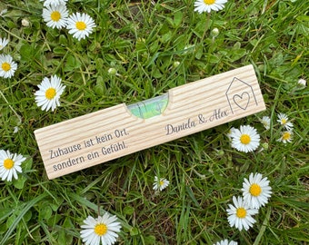 Spirit level personalized at homeSpirit level personalized, tool for women, housewarming gift, topping out ceremony gift, builder