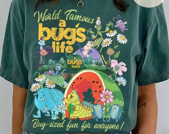 Vintage Disney A Bug's Life A Bug's Land Shirt, Disneyland
