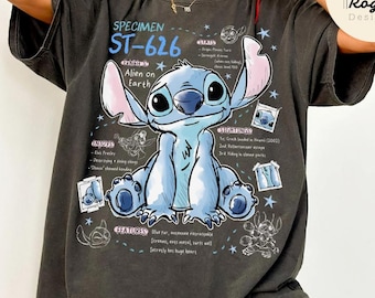 Disney Stitch Shirt, Ohana means family Stitch Sketch Hawaii Aloha Experiment 626 Disney Girl Trip Shirt, WDW Disneyland Stitch Family Trip