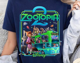Disney Zootopia Shirt, Zootopia 2 Movie Judy Hopps Nick Wilde Gary De'Snake Animal Group Matching, Zootopia Family Birthday Party Matching
