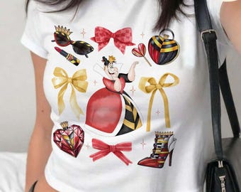 Watercolor Coquette Bows Disney Villains Baby Tee, Maleficent Evil Queen Disney Girl Trip Croptop Women Tee, Bad Witches Club Birthday Girl