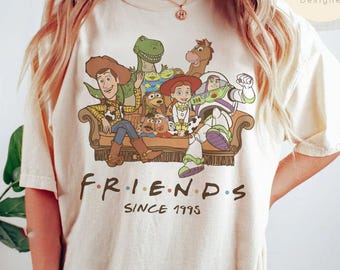 Retro Disney Toy Story Shirt, Toy Story 1995, Buzz Lightyear Woody You've Got a Friend In Me, WDW Disneyland Toy Story Land Best Friend Trip