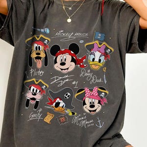 Mickey and Friends Disney Pirates Shirt, Yo Ho Yo Ho A Pirate&#39;s Life for Me, Pirates of the Caribbean shirt, Disney Family Cruise Trip Tee