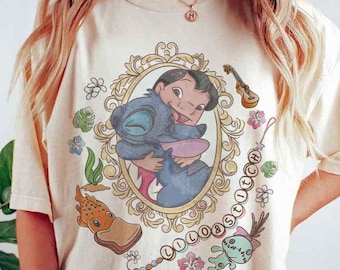 Lilo and Stitch 2025 Hawaii Aloha Baby Tee Croptop shirt, Summer beach vacation baby tee, Girly aesthetic Girls trip tee, Stitch tanktop
