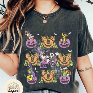 Mickey and Friends Pumpkin Disney Halloween Shirt, Mickey&#39;s Not So Scary Halloween Party 2025, WDW Disneyland Family Halloween Group Tee