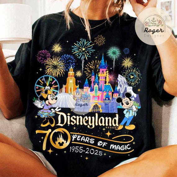 Disneyland 70th Anniversary Shirt, Mickey Minnie 70 Years of Magic