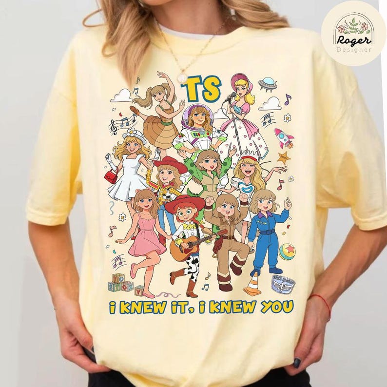 Disney Toy Story 5 Music Shirt, Toy Story 5 Movie 2026, Buzz Lightyear Woody Jessie Toy Story Land You've Got a Friend In Me, Family Trip afbeelding 1