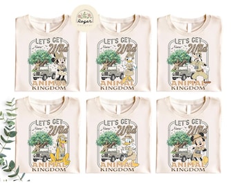 Personalized Mickey And Friends Animal Kingdom Shirt, Family Matching Safari Mode Shirt, Disney Safari Group Shirt, Disney Wild Trip Tee