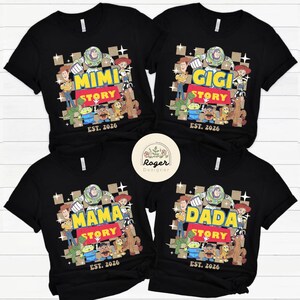 Personalized Toy Story Family shirts, Toy Story Dad Mom shirts, Family Matching Custom Shirt, Disney Trip shirts, Woody Dad Jessie Mom shirt bild 2