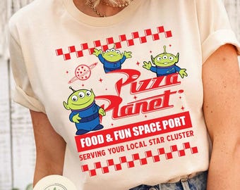 Pizza Planet Toy Story T-shirt, Toy Story Family Shirts, Disney Trip Shirt, Disney Aliens Sweatshirt, WDW Disneyland Vacation2025 shirts